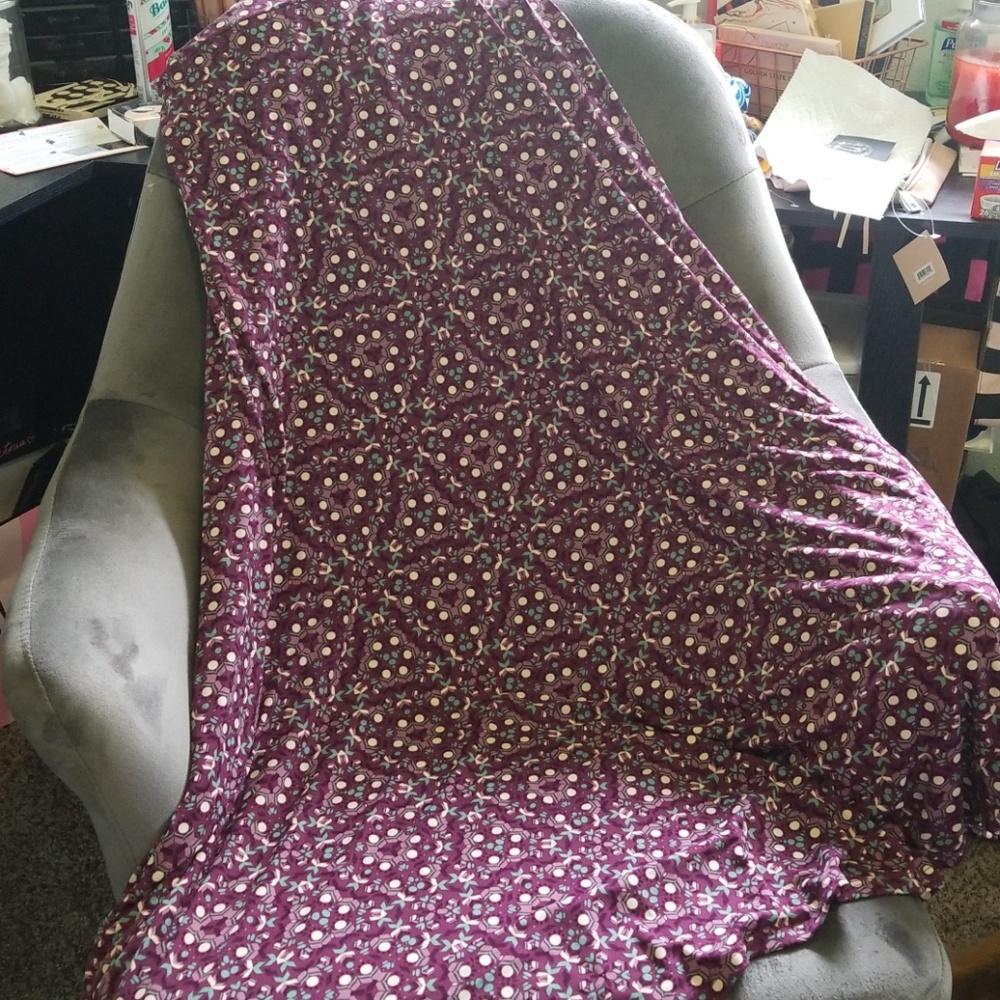 Purple maxi skirt lularoe